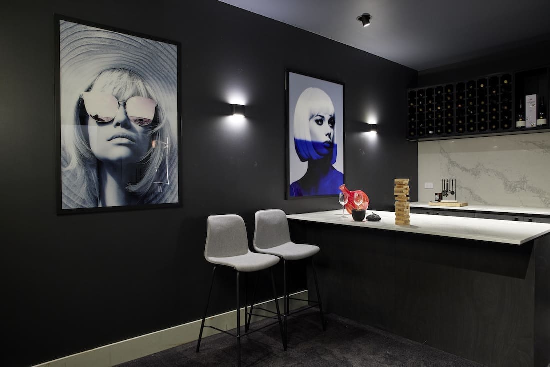 Basement bar