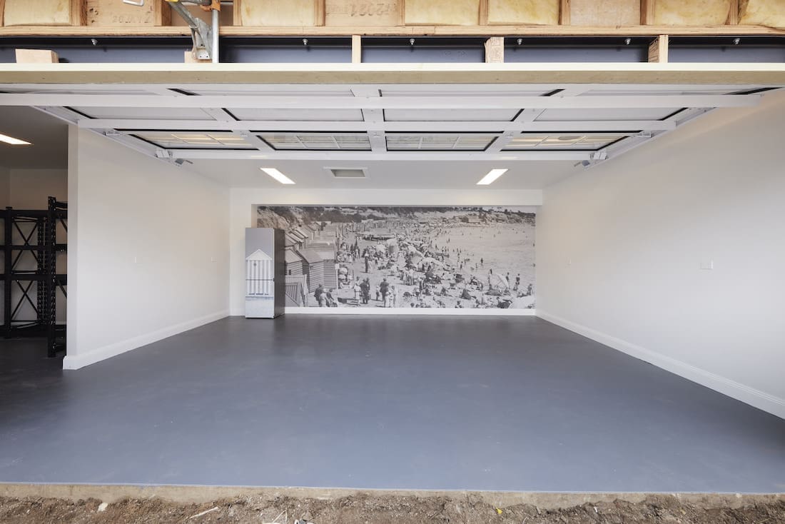 Garage wall mural 