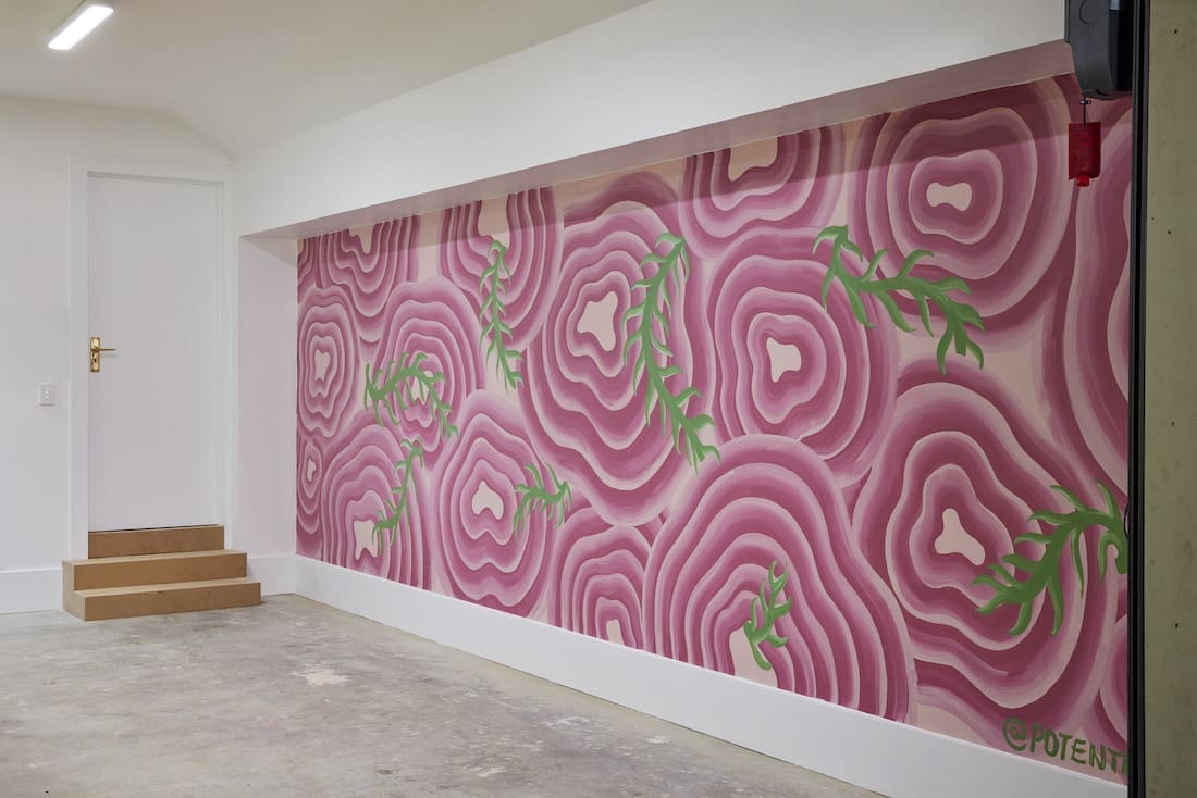 Mural in garage