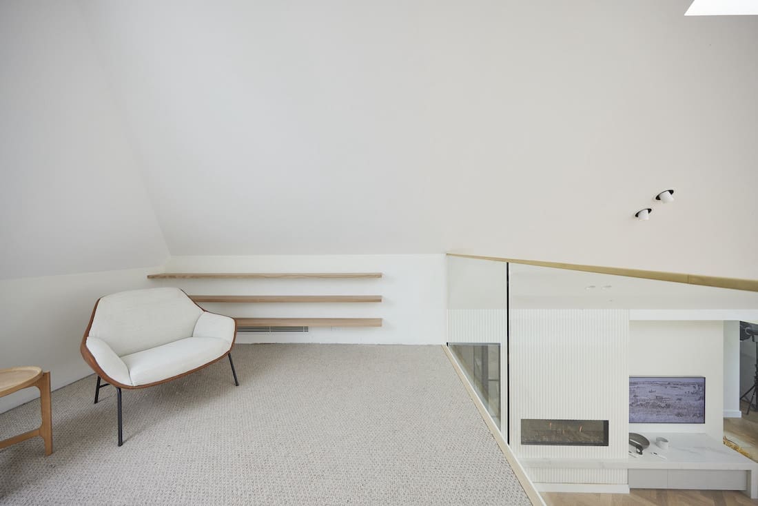Mezzanine seating area