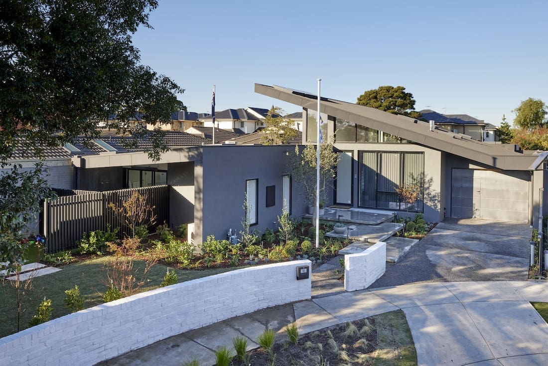 Modern house facade