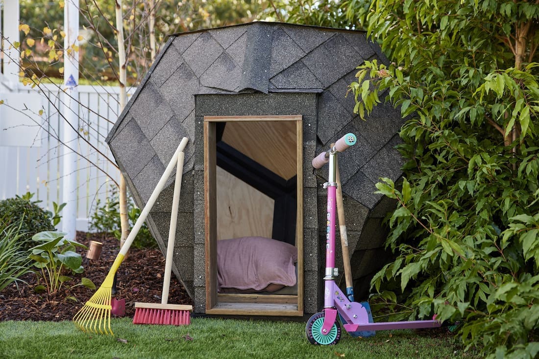 Unique shaped cubby house