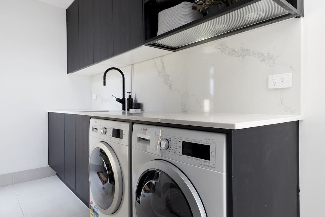 Black and white laundry