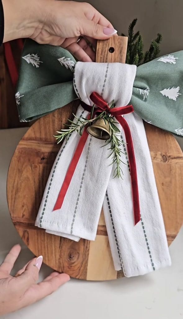 Christmas cutting board gift idea