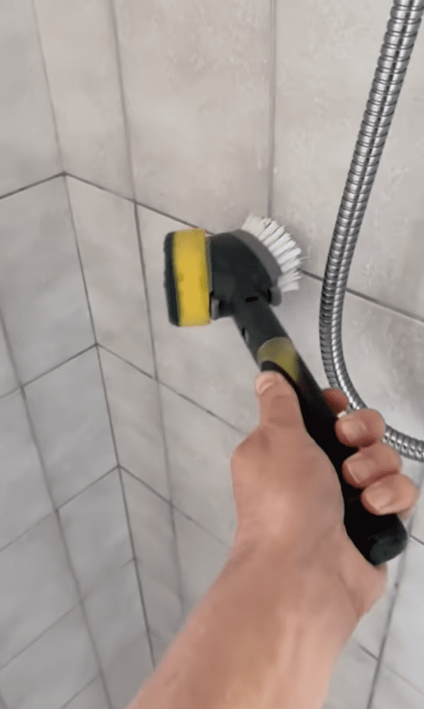 Kmart scrubbing brush for shower