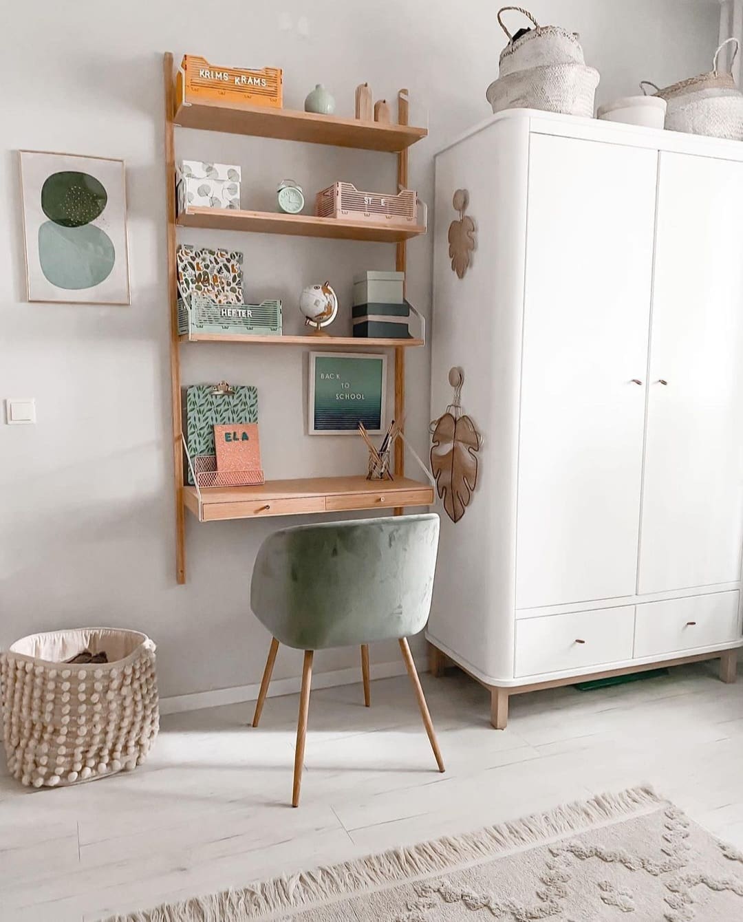 Corner study space _ styling an empty corner