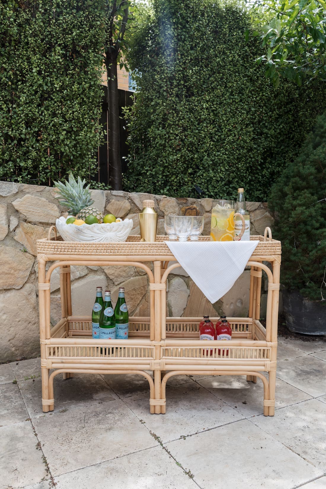 Bar cart styling