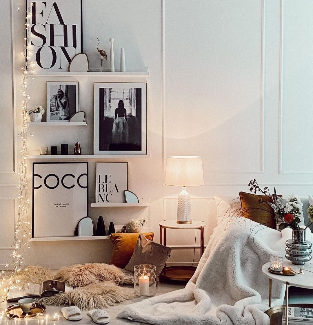 Modern gallery wall