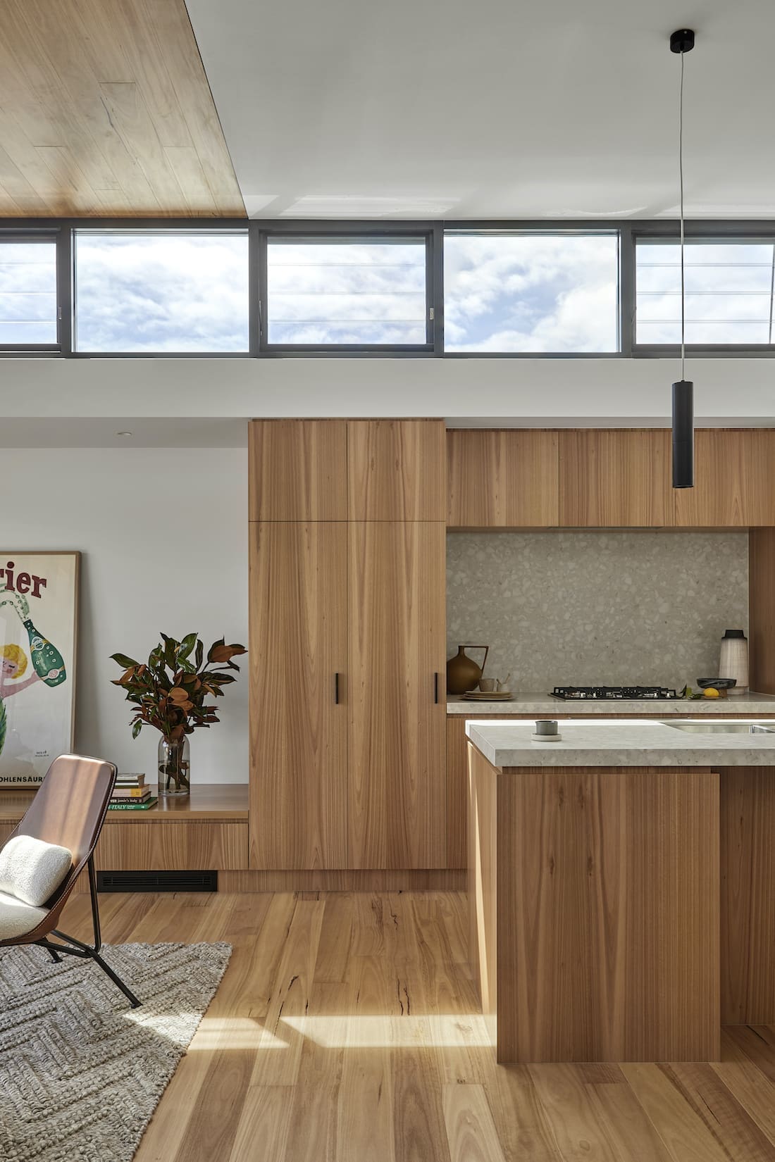 timber joinery in kitchen