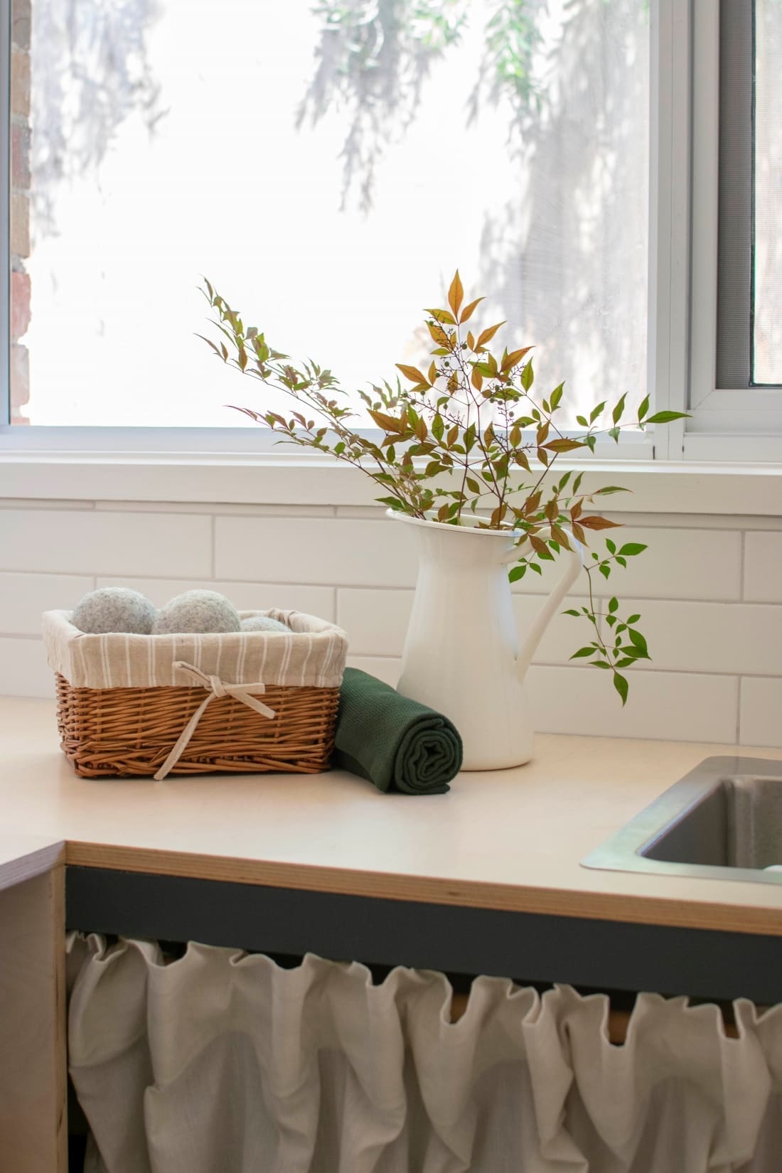 neutral laundry update _ affordably update your laundry