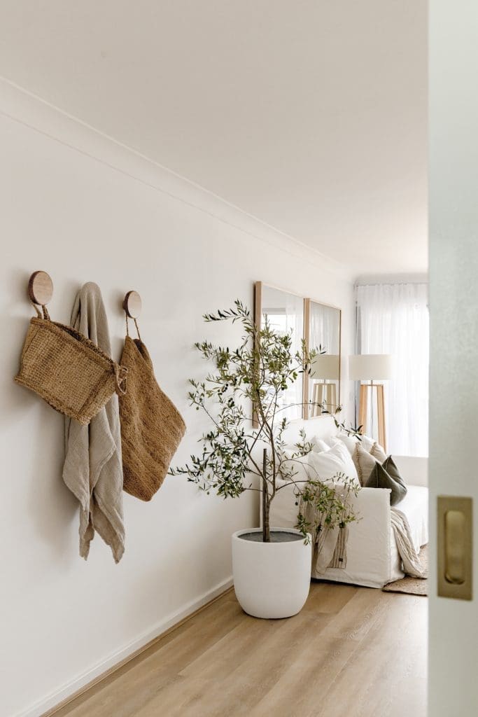 Entrance to coastal home