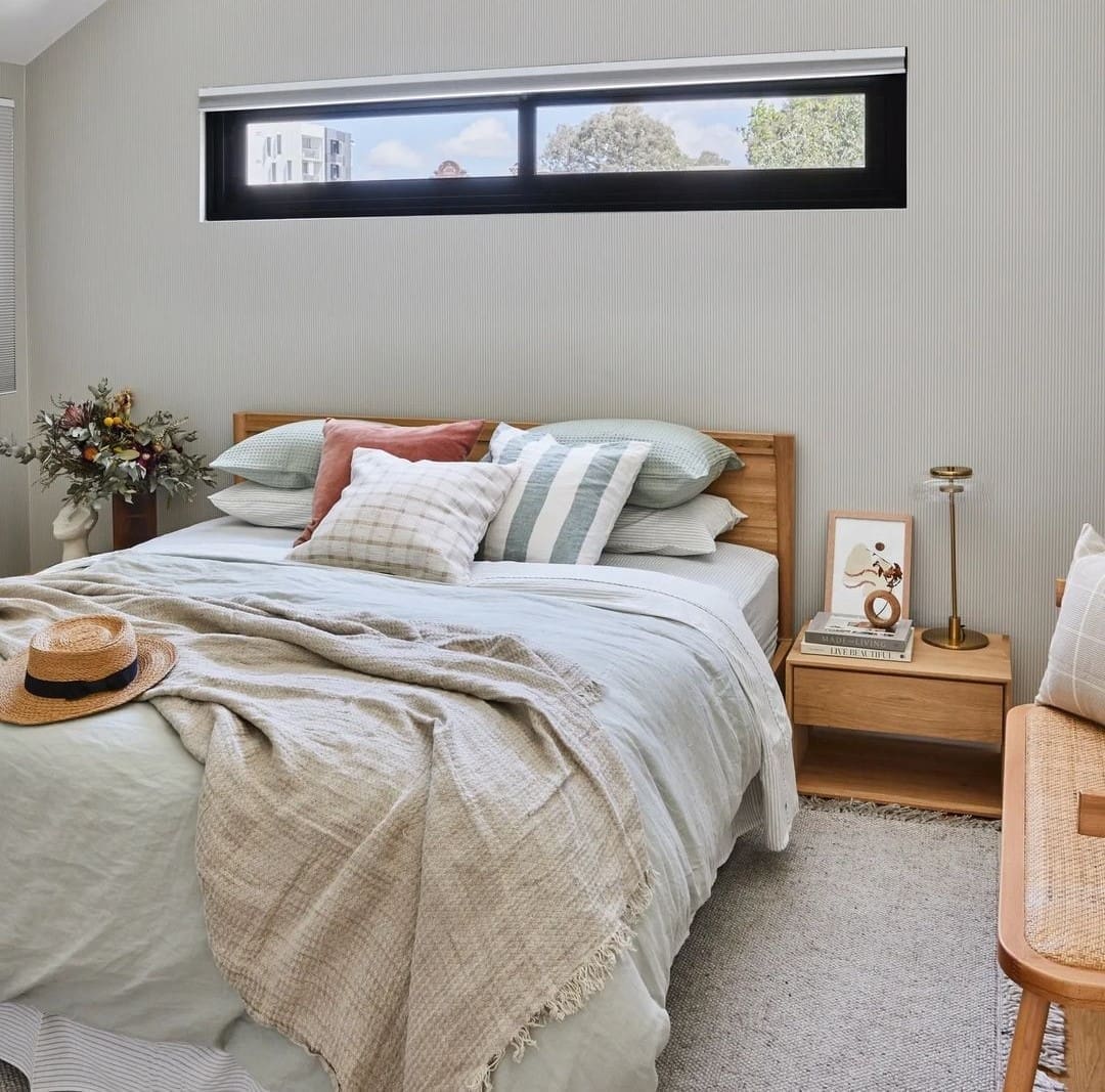 three feature cushions