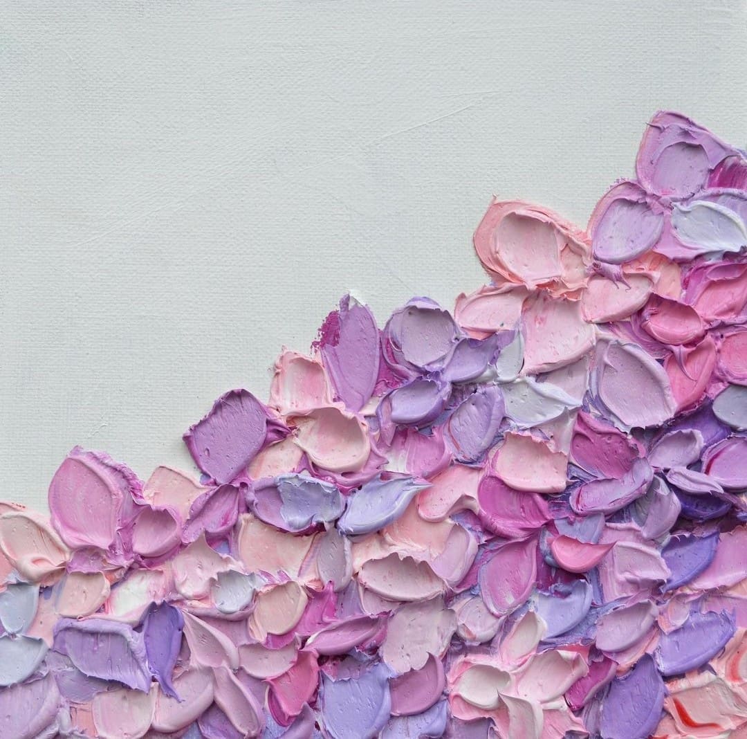 Purple and pink flowers by Ann Marie Coolick of AM Coolick