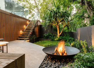 layered landscaping