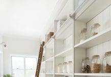 Front Porch Brookfield home - pantry with ladder