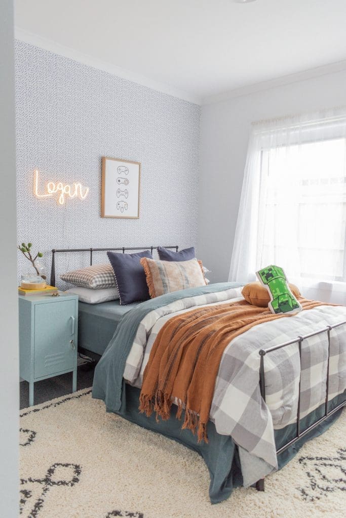 Wool and Willow tween boy bedroom