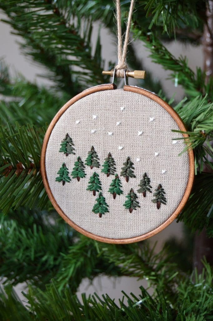 xmas embroidery
