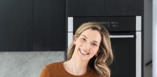 Removing cobbler from oven