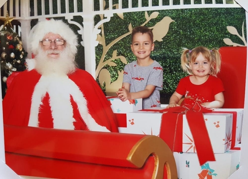 Brookside Santa photo 2021