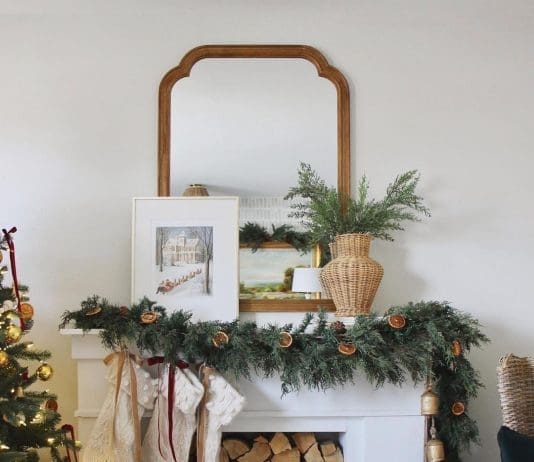 fireplace garland