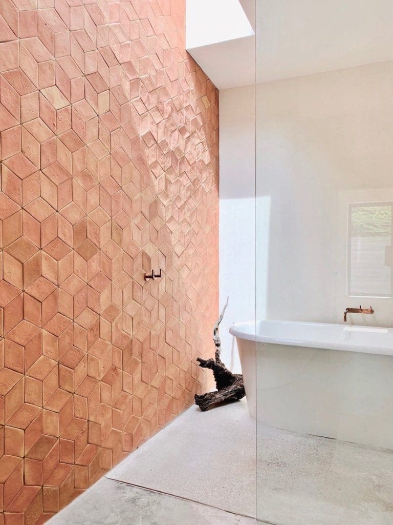 Diamond Antique terracotta tile