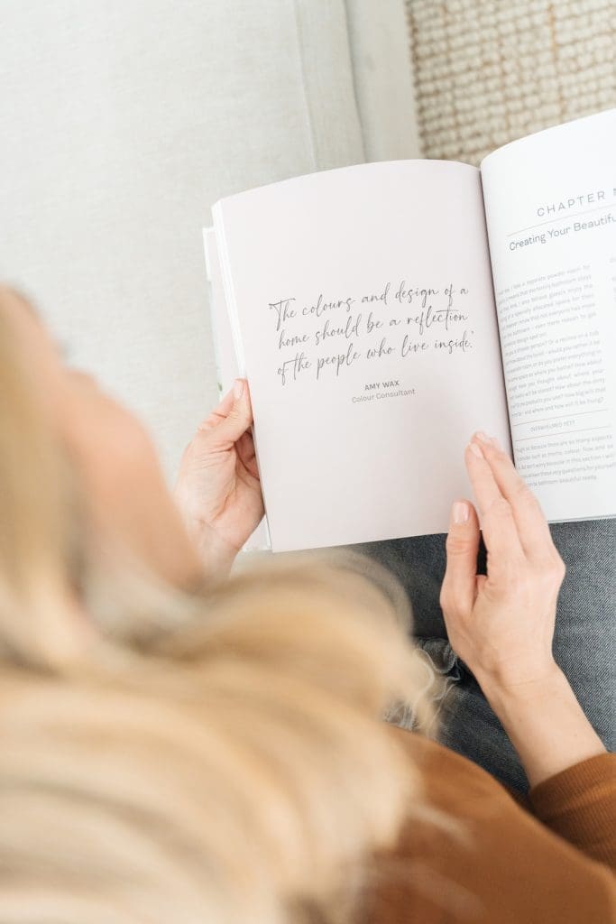 Flicking through book