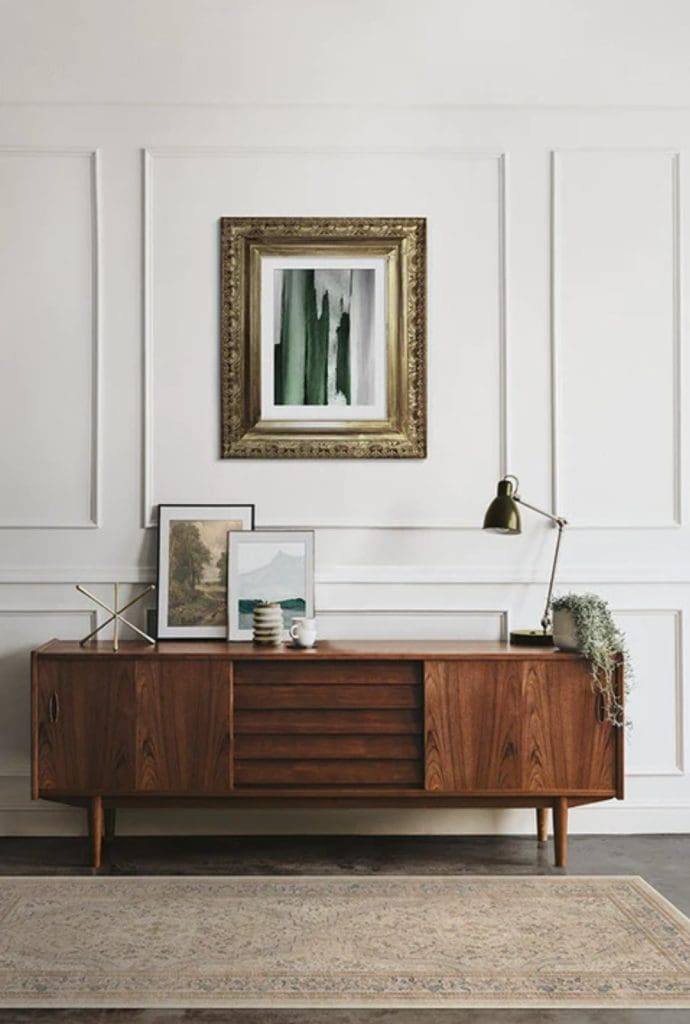 Art deco hallway styling