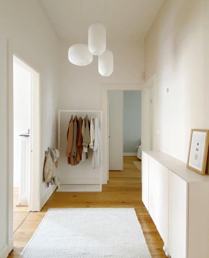 Scandi style hallway