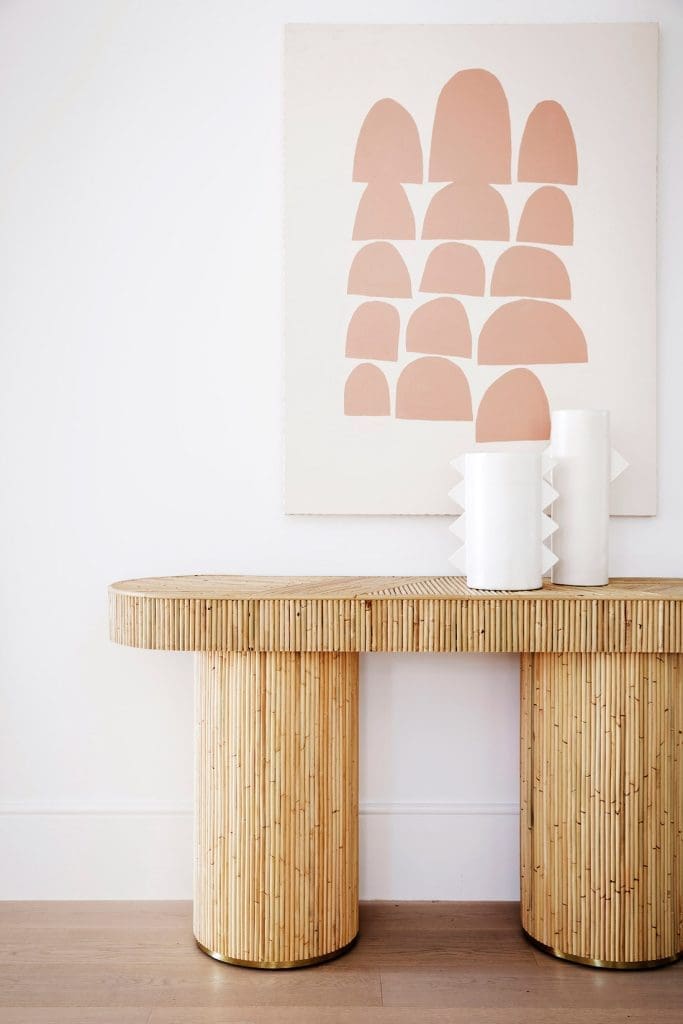Statement hallway table