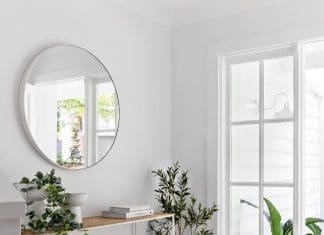 White hallway styling