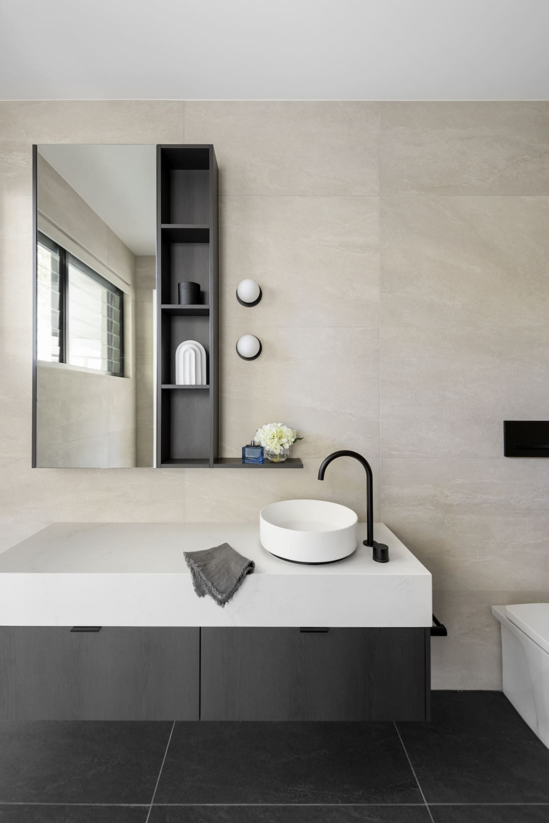 earthy bathroom design