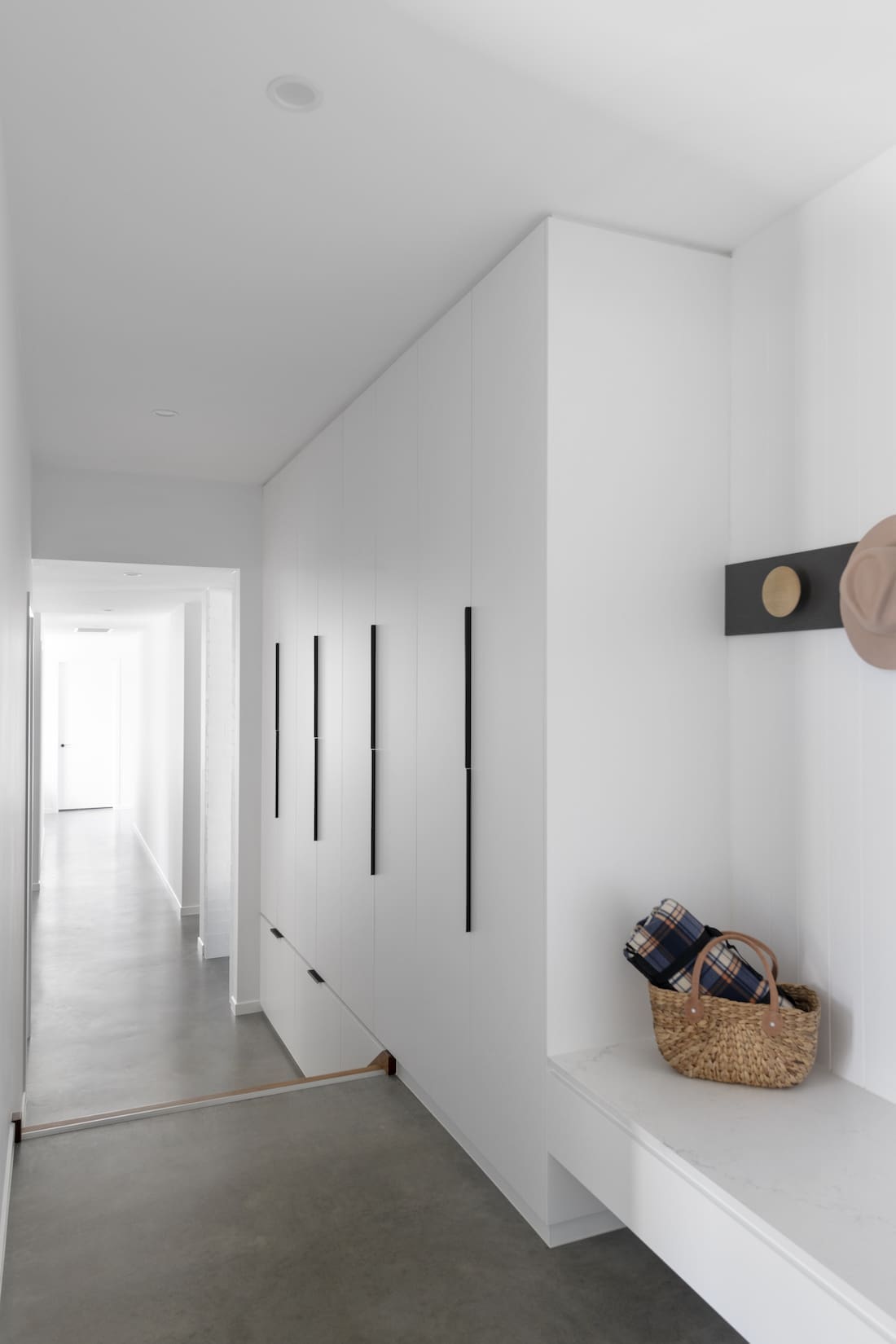 hallway cabinet design