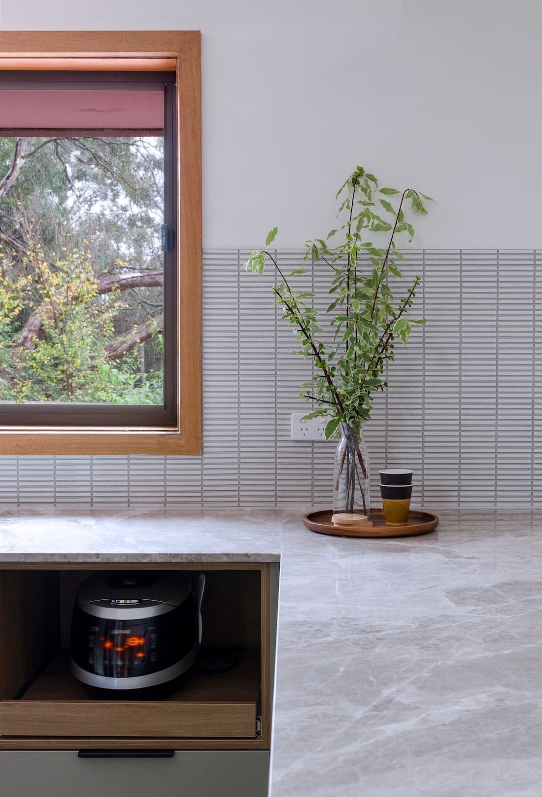 limestone benchtop