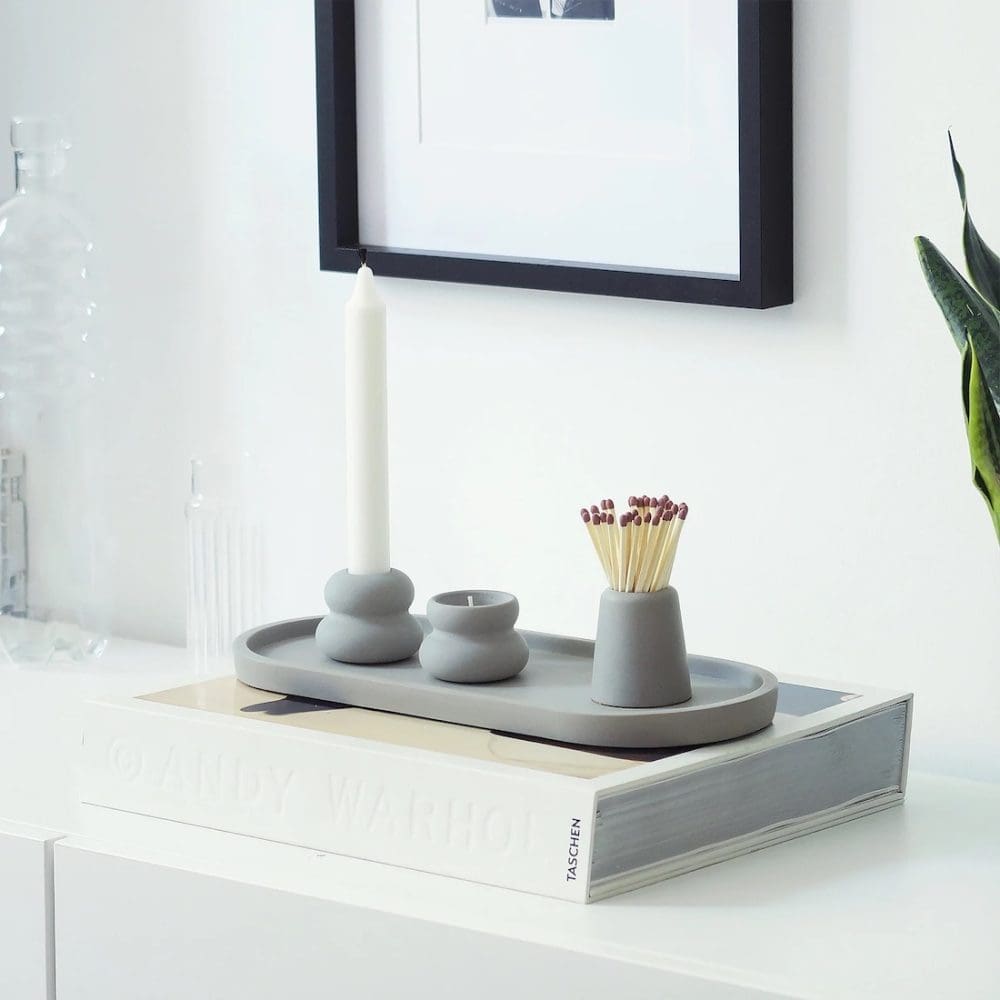minimalist decor_concrete tray