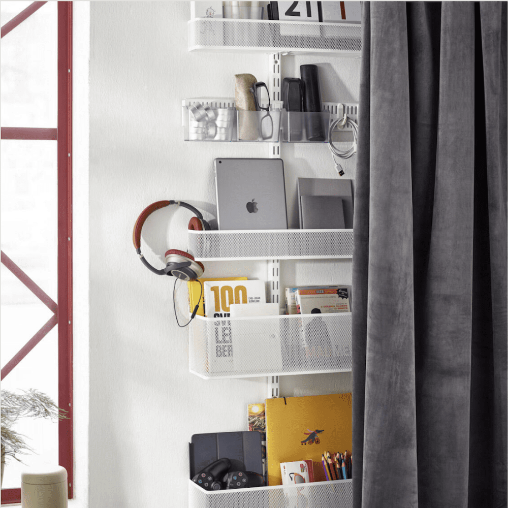 Elfa slim storage