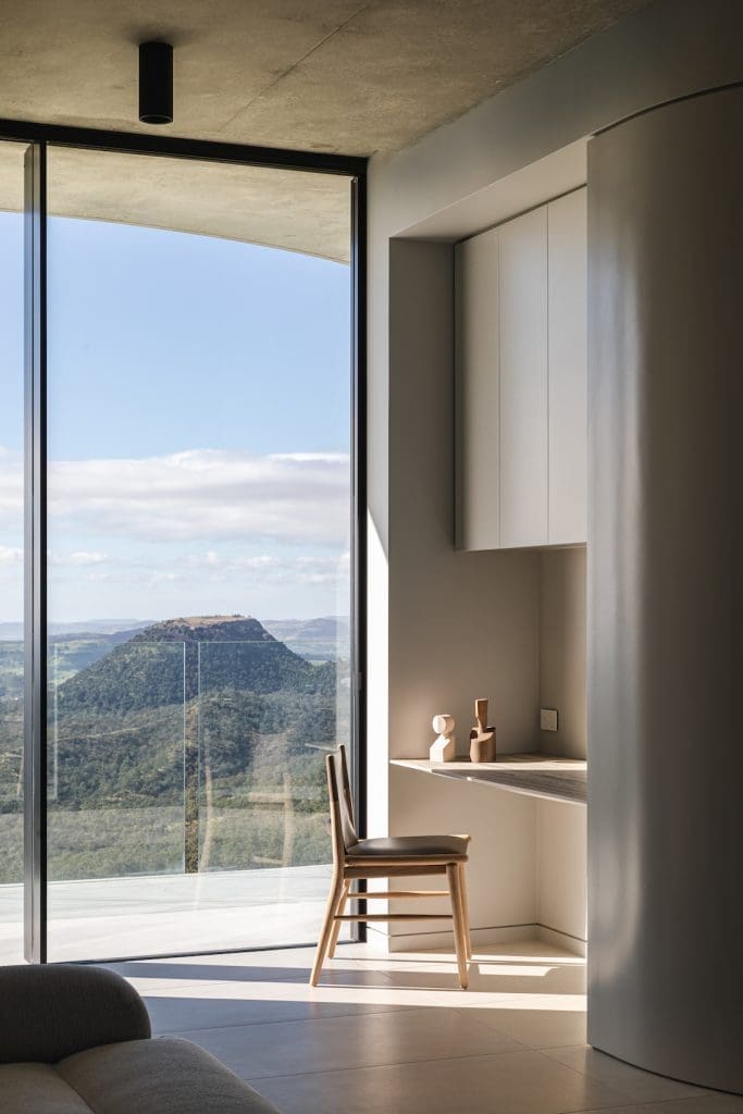 In built joinery office nook
