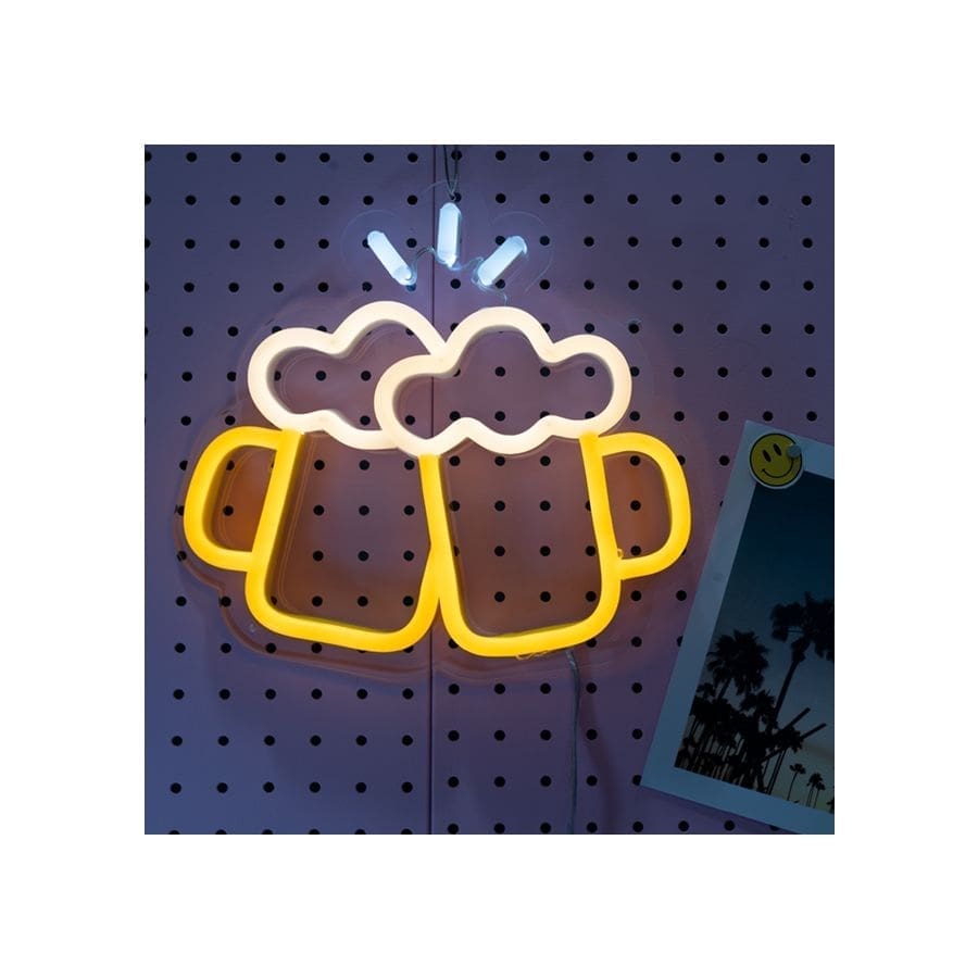 Cheers and beers neon sign