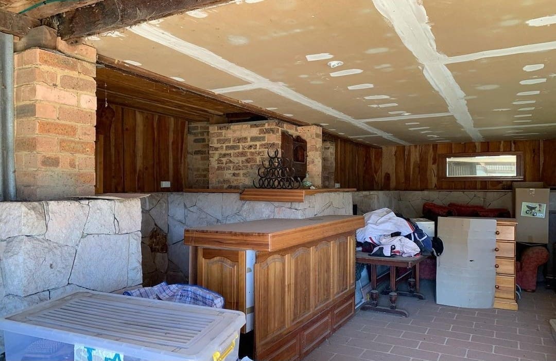 Basement of Arbor Escape before the renovation