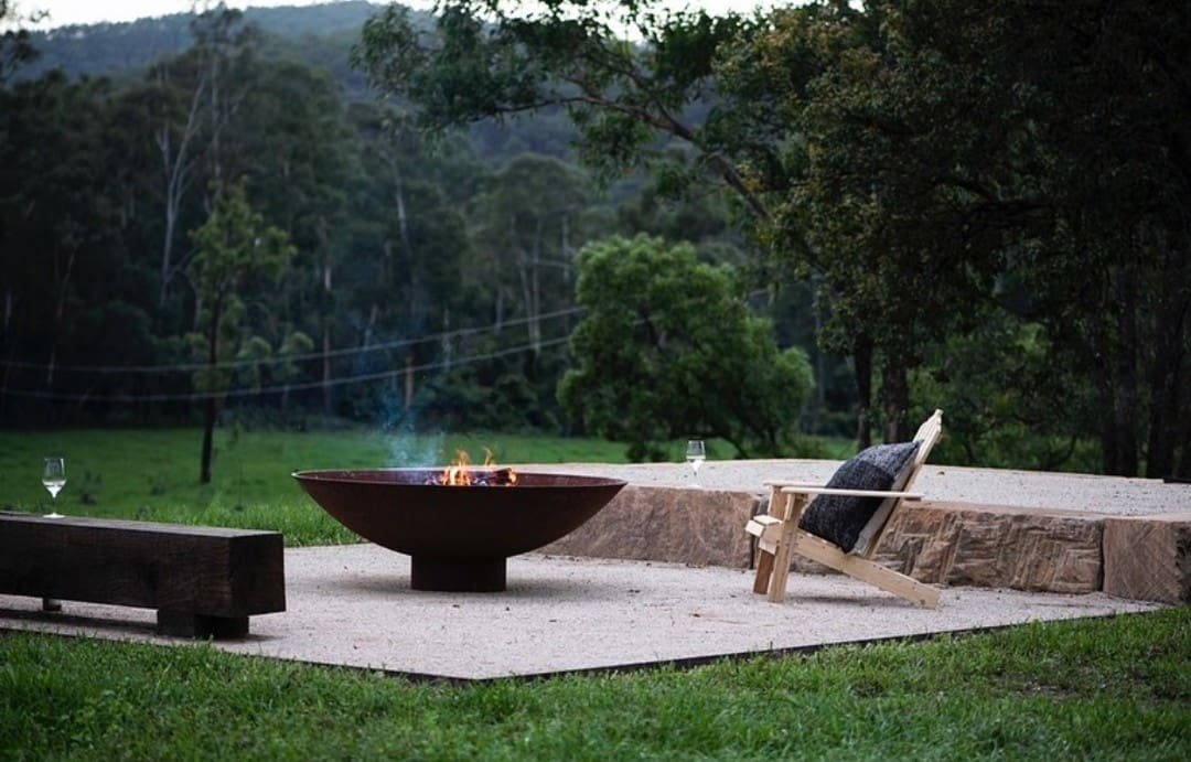 Firepit outdoor area Branche Designs Arbor Escapes