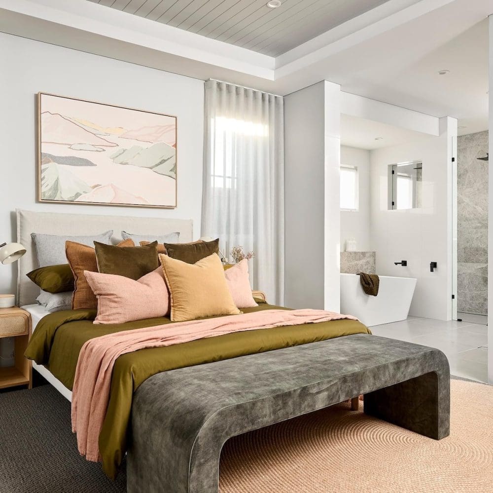 Luxe bathroom in master suite inclusions for your new home build