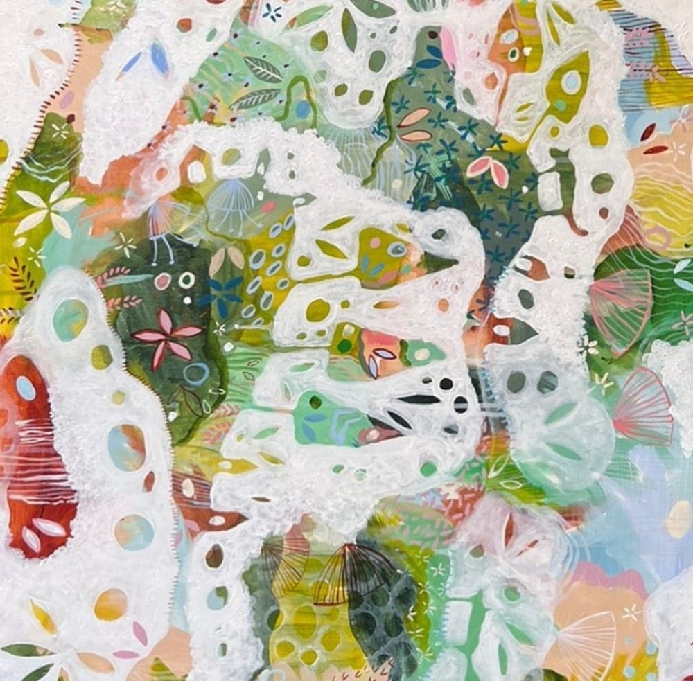 Alexandra Strong Art green abstract