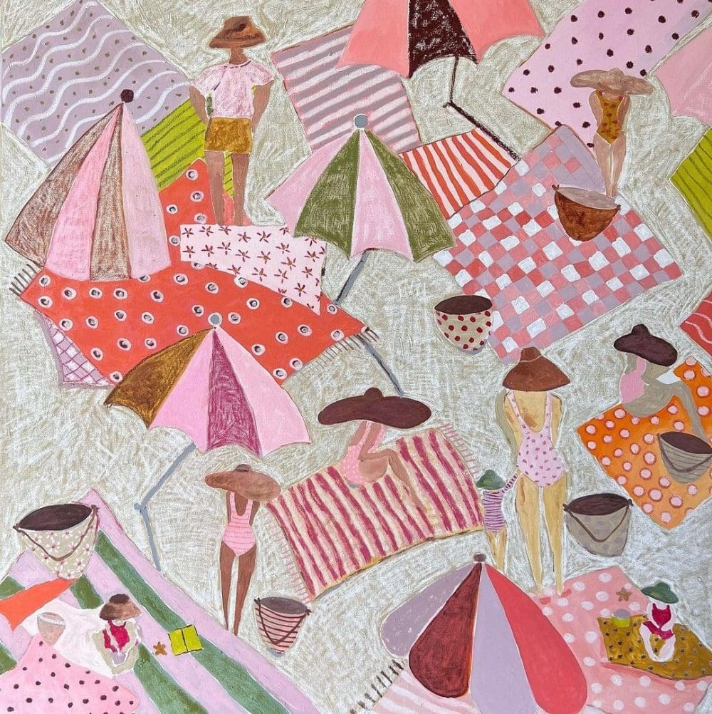 Alexandra Strong Art beach scene