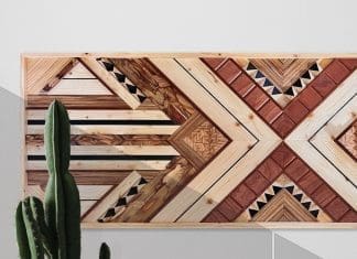Studio Sarai timber mosaic art x style art