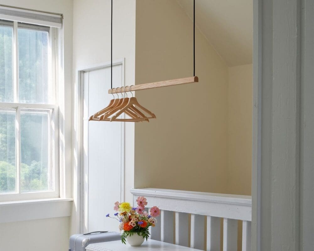 Minimalist design clothes rail