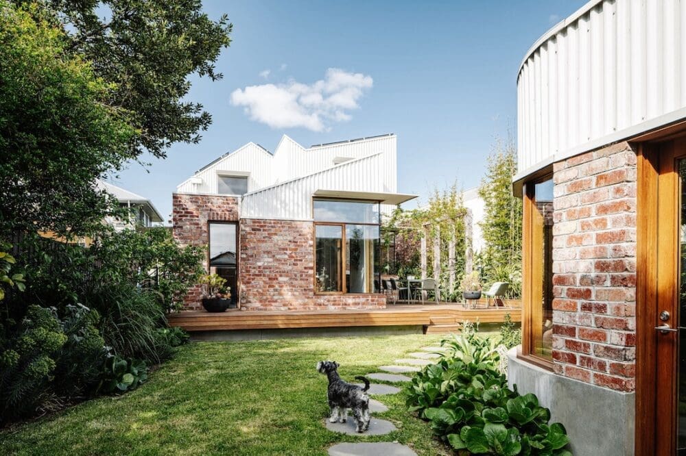 Garden and back of Chatterbox House