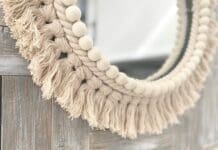 DIY rope mirror