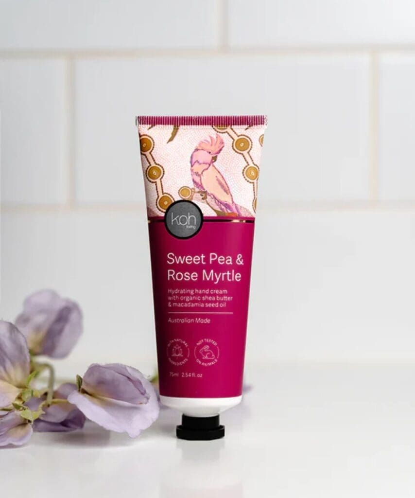 Hand cream collaboration between By Meeka X Koh Living