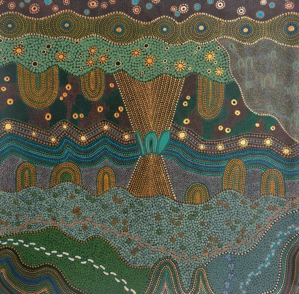 Contemporary Aboriginal art by Domica Hill