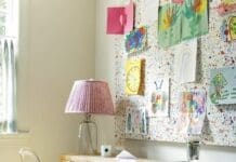 Kids gallery wall