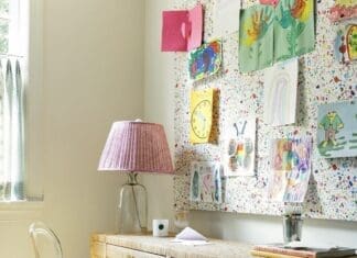 Kids gallery wall